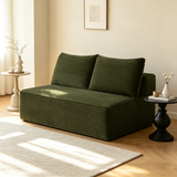 Strip Corduroy Cube Sofa