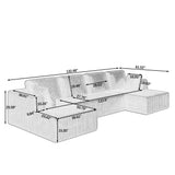 U-shaped Modular Sofa
