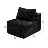 Square Modular Chaise Sofa