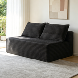 Strip Corduroy Cube Sofa