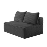 Strip Corduroy Cube Sofa
