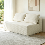Strip Corduroy Cube Sofa
