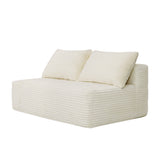 Strip Corduroy Cube Sofa