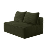 Strip Corduroy Cube Sofa